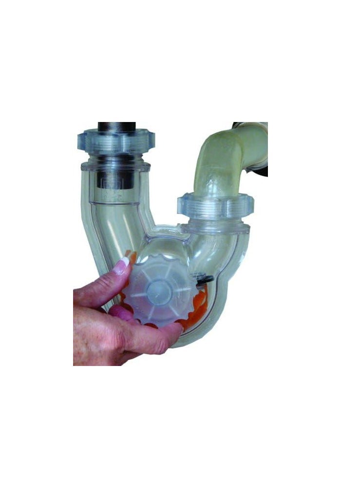PermaFLOW PF WaterWorks PT5021 Never Clog Universal Transparent ABS P-Trap for Kitchen and Bath - Fits 1-1/2-Inch or 1-1/4-Inch - Image 4